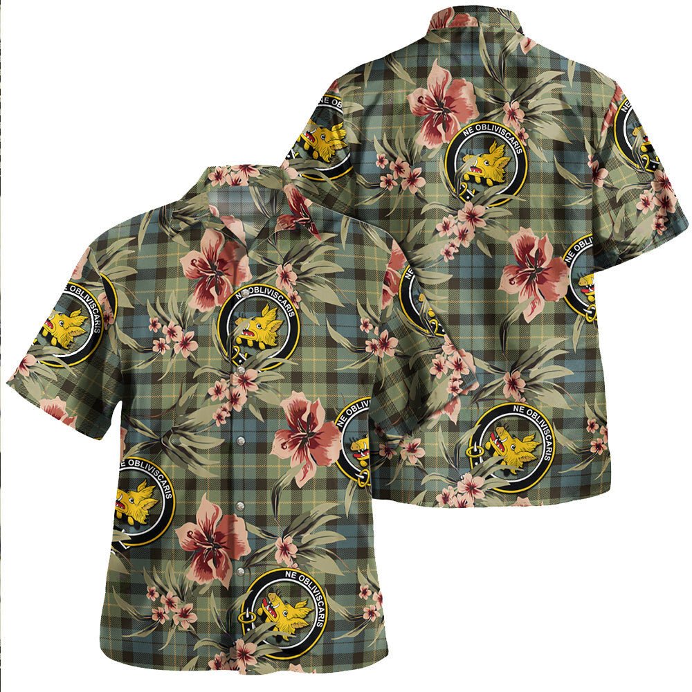 Campbell of Breadalbane 1819 Weathered 2 Tartan Clan Crest Badge Aloha Hawaiian Shirt Tropical Old Style LO99 Campbell of Breadalbane 1819 Weathered 2 Tartan Tartan Today   