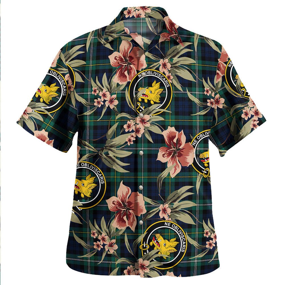 Campbell of Loudon (Campbell Louden) Modern 2 Tartan Clan Crest Badge Aloha Hawaiian Shirt Tropical Old Style NA37 Campbell of Loudon (Campbell Louden) Modern 2 Tartan Tartan Today   