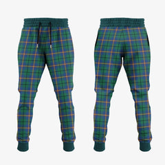 Clan Carmichael Ancient Tartan Crest Jogger Sweatpants LA84 Clan Carmichael Tartan Today   