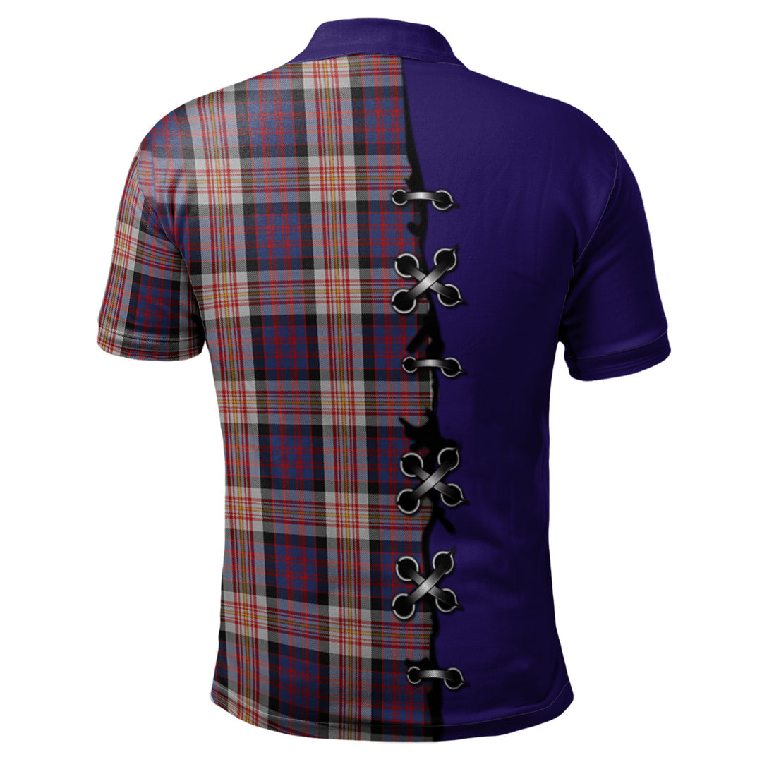 Clan Carnegie Tartan Polo Shirt - Lion Rampant And Celtic Thistle Style QD99 Carnegie Tartan Tartan Polo   