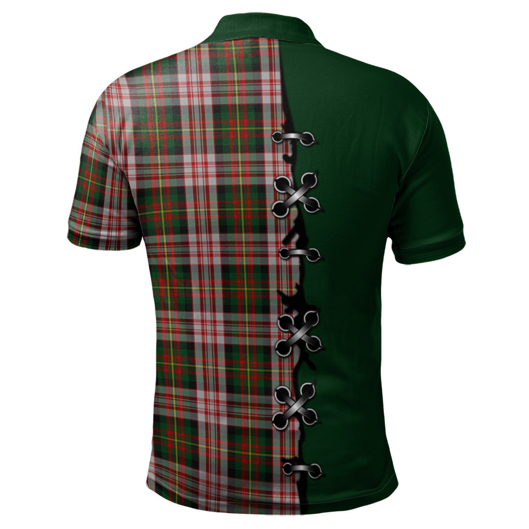 Clan Carnegie Dress Tartan Polo Shirt - Lion Rampant And Celtic Thistle Style LI62 Carnegie Dress Tartan Tartan Polo   