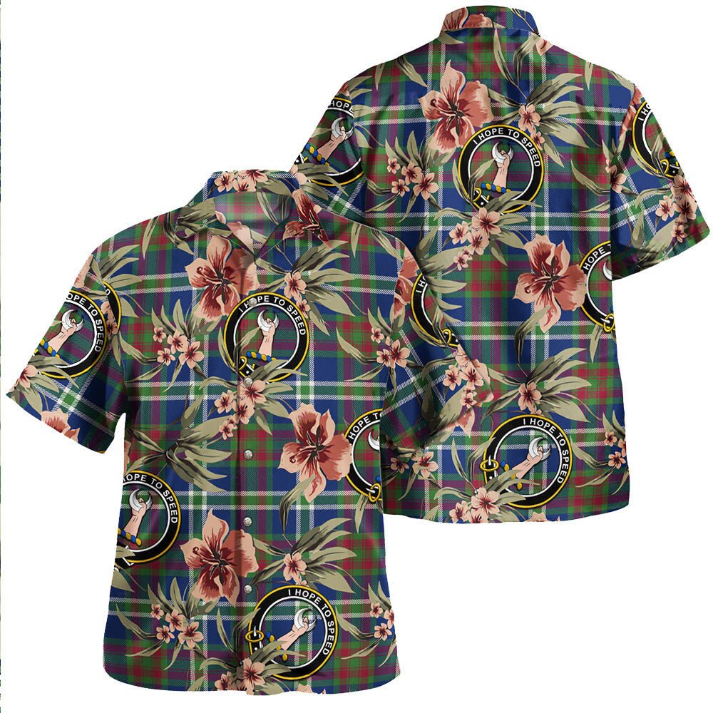 Cathcart Modern Tartan Clan Crest Badge Aloha Hawaiian Shirt Tropical Old Style QV36 Cathcart Modern Tartan Tartan Today   