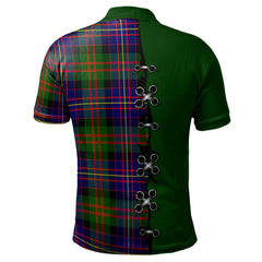 Clan Chalmers Modern Tartan Polo Shirt - Lion Rampant And Celtic Thistle Style SK64 Chalmers Modern Tartan Tartan Polo   