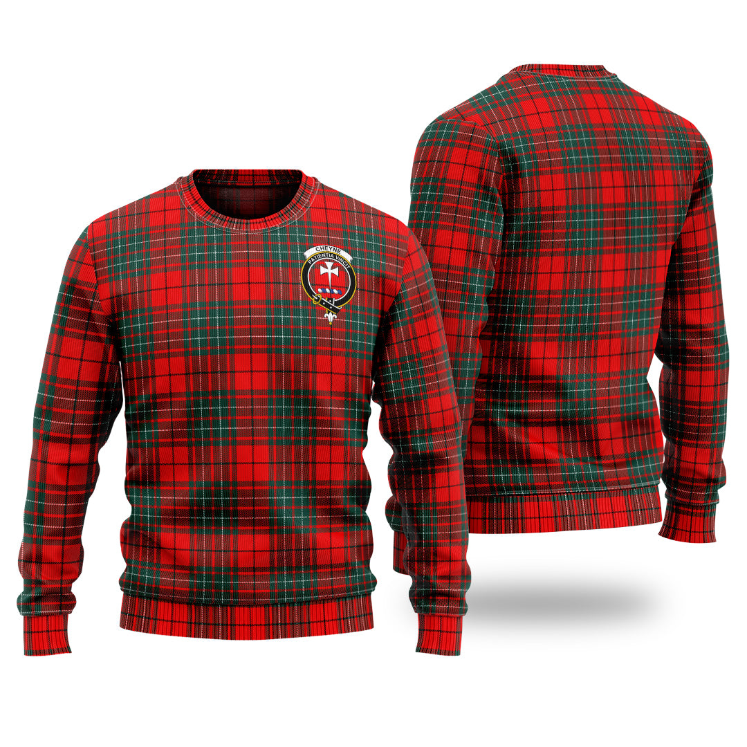 Clan Cheyne Tartan Christmas Ugly Sweater BJ40 Cheyne Tartan Tartan Sweater   