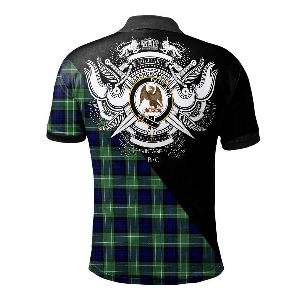 Clan Abercrombie Clan - Military Polo Shirt VG37 Abercrombie Tartan Tartan Polo   