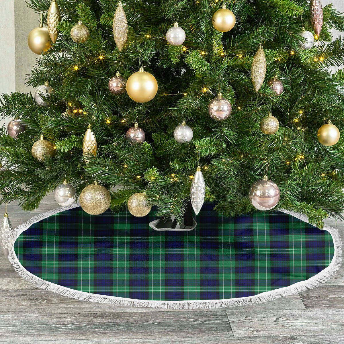 Clan Abercrombie Tartan Christmas Tree Skirt DA72 Abercrombie Tartan Tartan Christmas   