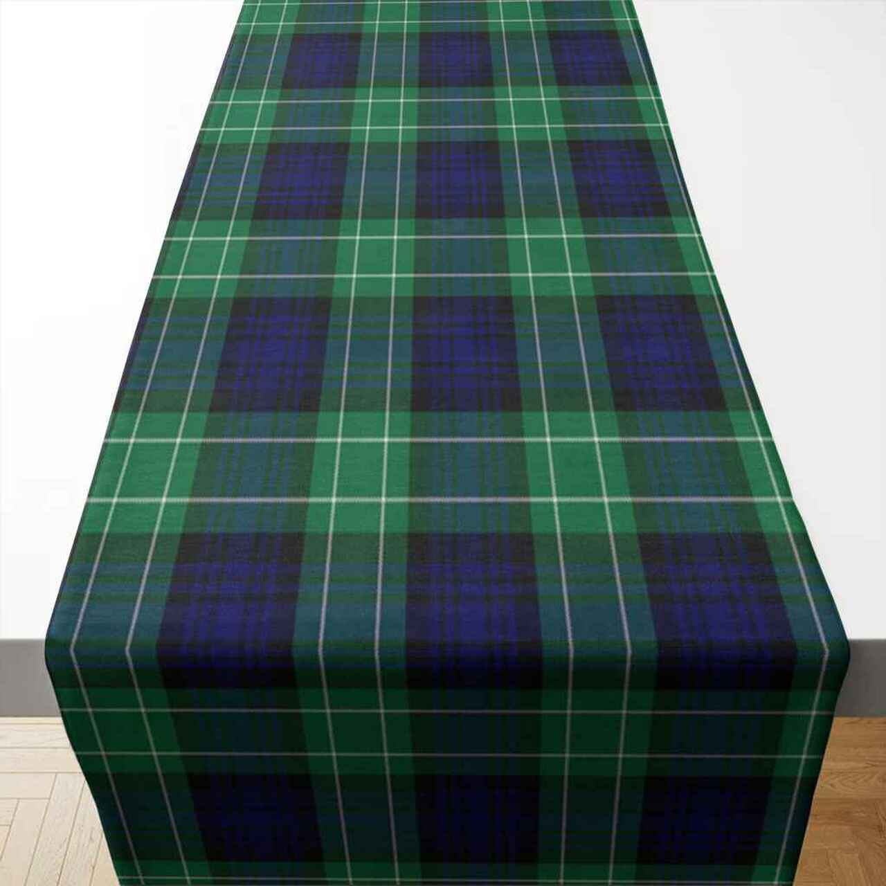 Clan Abercrombie Tartan Table Runner Cotton HG46 Abercrombie Tartan Tartan Table Runner   