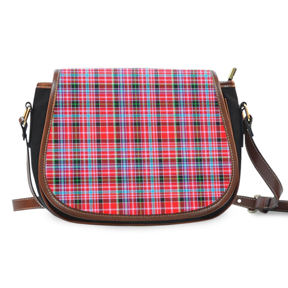 Clan Aberdeen District Tartan Saddle Handbags QF57 Clan Aberdeen Tartan Today   