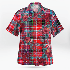 Clan Aberdeen District Tartan Scottish Lion Hawaiian Shirt XT97 Aberdeen District Tartan Tartan Hawaii Shirt   