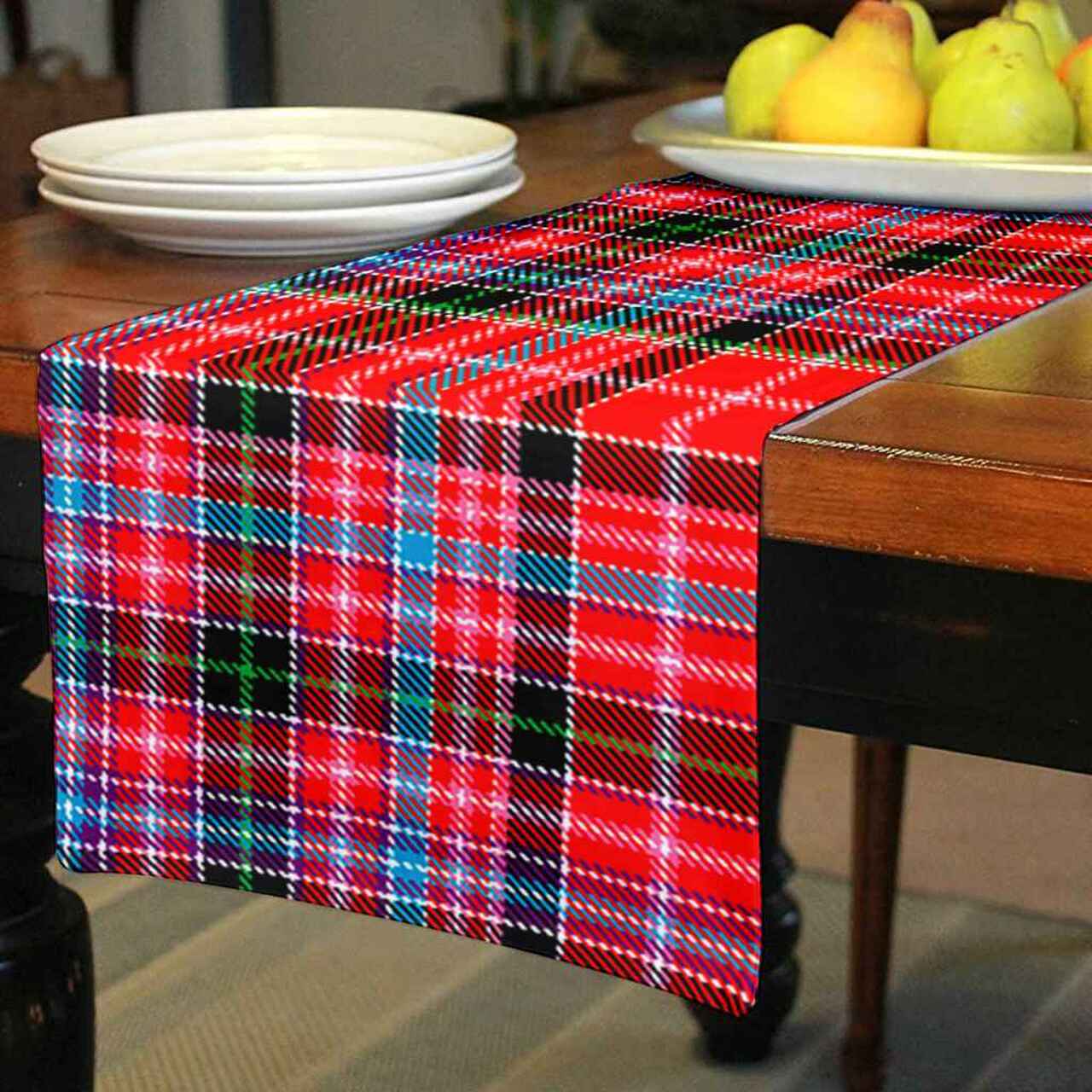 Clan Aberdeen District Tartan Table Runner Cotton SH30 Aberdeen District Tartan Tartan Table Runner   