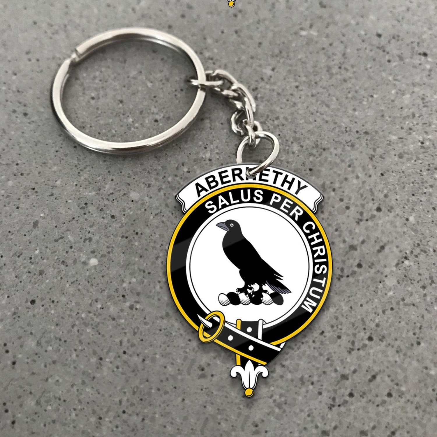 Clan Abernethy Tartan Crest Keychain KT38 Clan Abernethy Tartan Today   