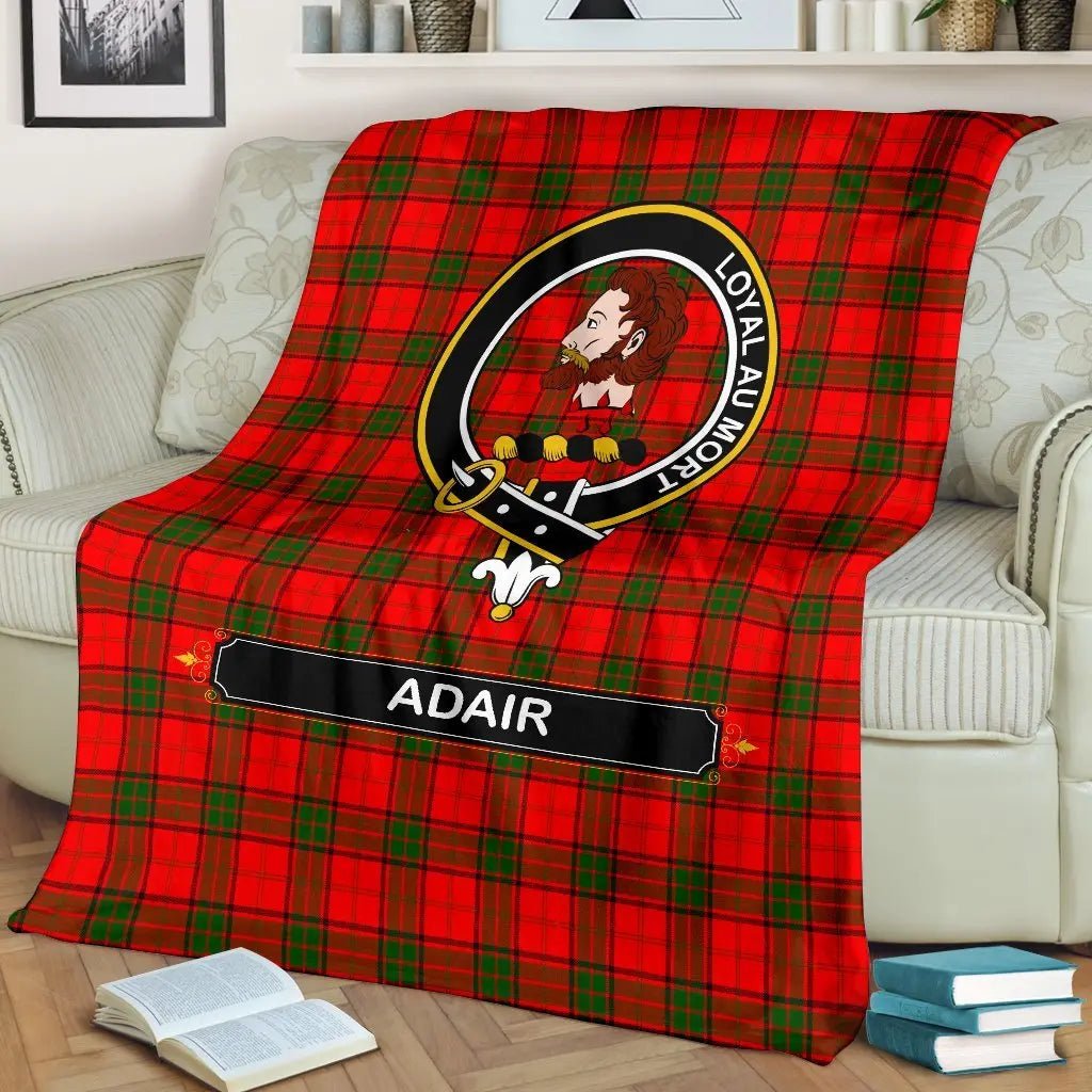 Clan Adair Family Tartan Crest BlanketsXR35 Clan Adair Tartan Today   