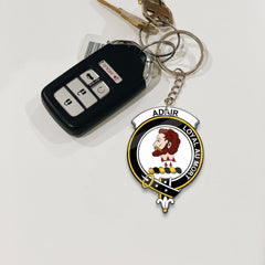 Clan Adair Tartan Crest Keychain FX65 Clan Adair Tartan Today   