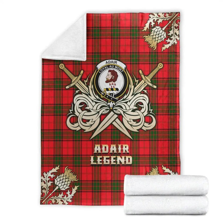 Tartanforlife Adair buying Clan Badge Tartan Rug