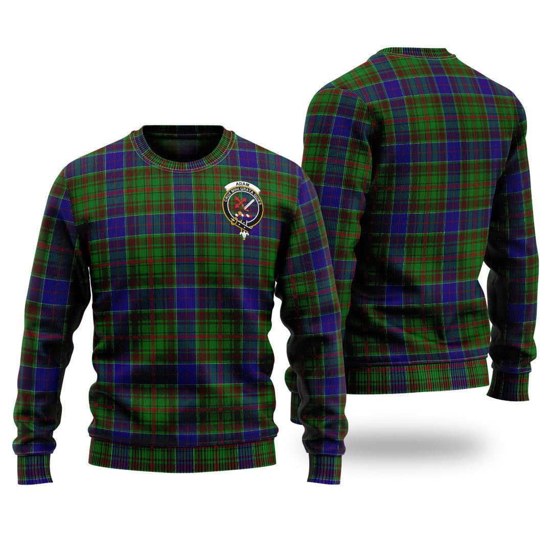 Clan Adam Tartan Christmas Ugly Sweater CC53 Adam Tartan Tartan Sweater   