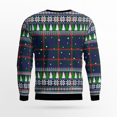 Clan Agnew Modern Crest Tartan Christmas Ugly Sweater RF27 Agnew Modern Crest Tartan Tartan Ugly Sweater   