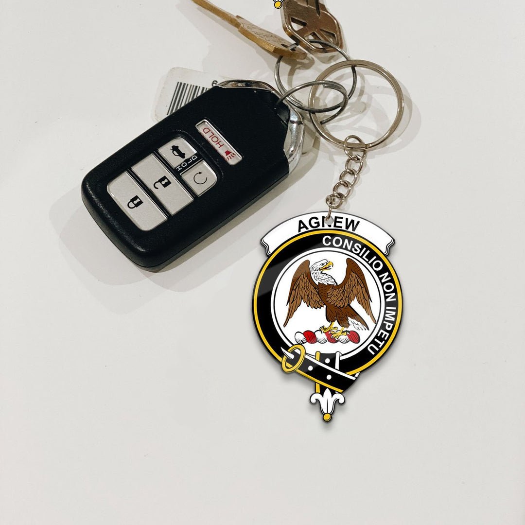 Clan Agnew Tartan Crest Keychain DT92 Clan Agnew Tartan Today   