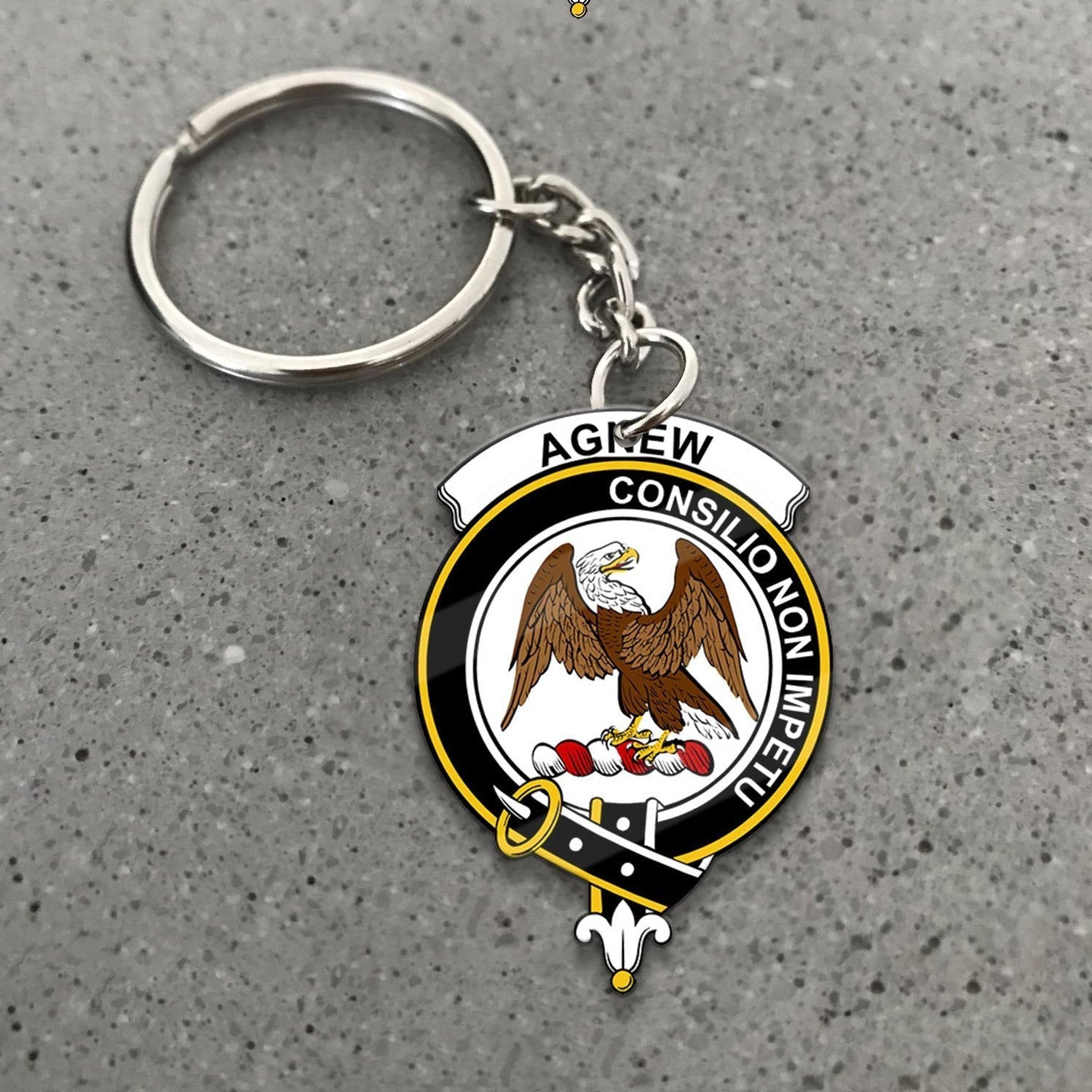 Clan Agnew Tartan Crest Keychain DT92 Clan Agnew Tartan Today   