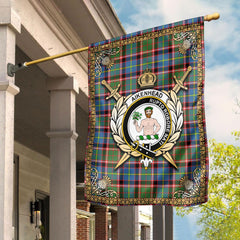 Clan Aikenhead Tartan Crest Garden Flag  - Celtic Thistle  BN37 Clan Aikenhead Tartan Today   