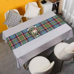 Clan Aikenhead Tartan Crest Table Runner Cotton DS36 Aikenhead Tartan Tartan Table Runner   