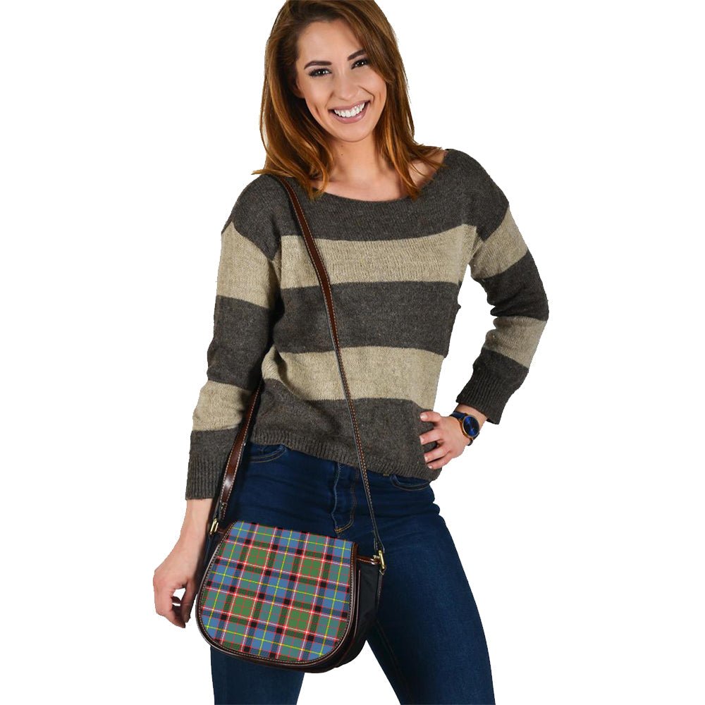 Clan Aikenhead Tartan Saddle Handbags NS66 Clan Aikenhead Tartan Today   