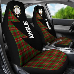 Clan Ainslie Tartan Crest Flash Style Car Seat Cover EU54 Clan Ainslie Tartan Today   