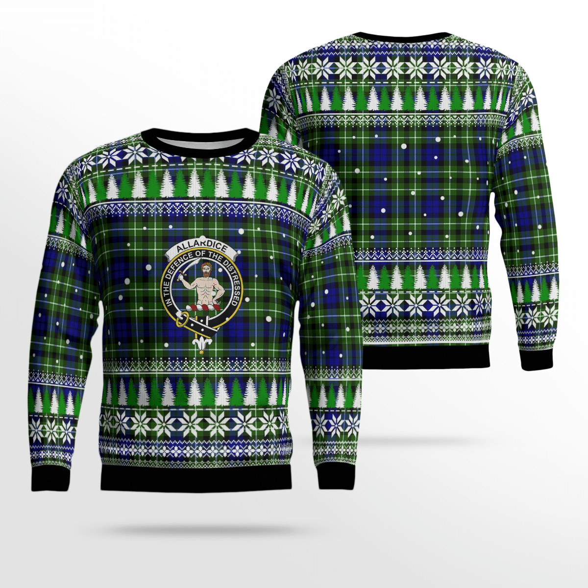 Clan Allardice Crest Tartan Christmas Ugly Sweater QO98 Allardice Crest Tartan Tartan Ugly Sweater   