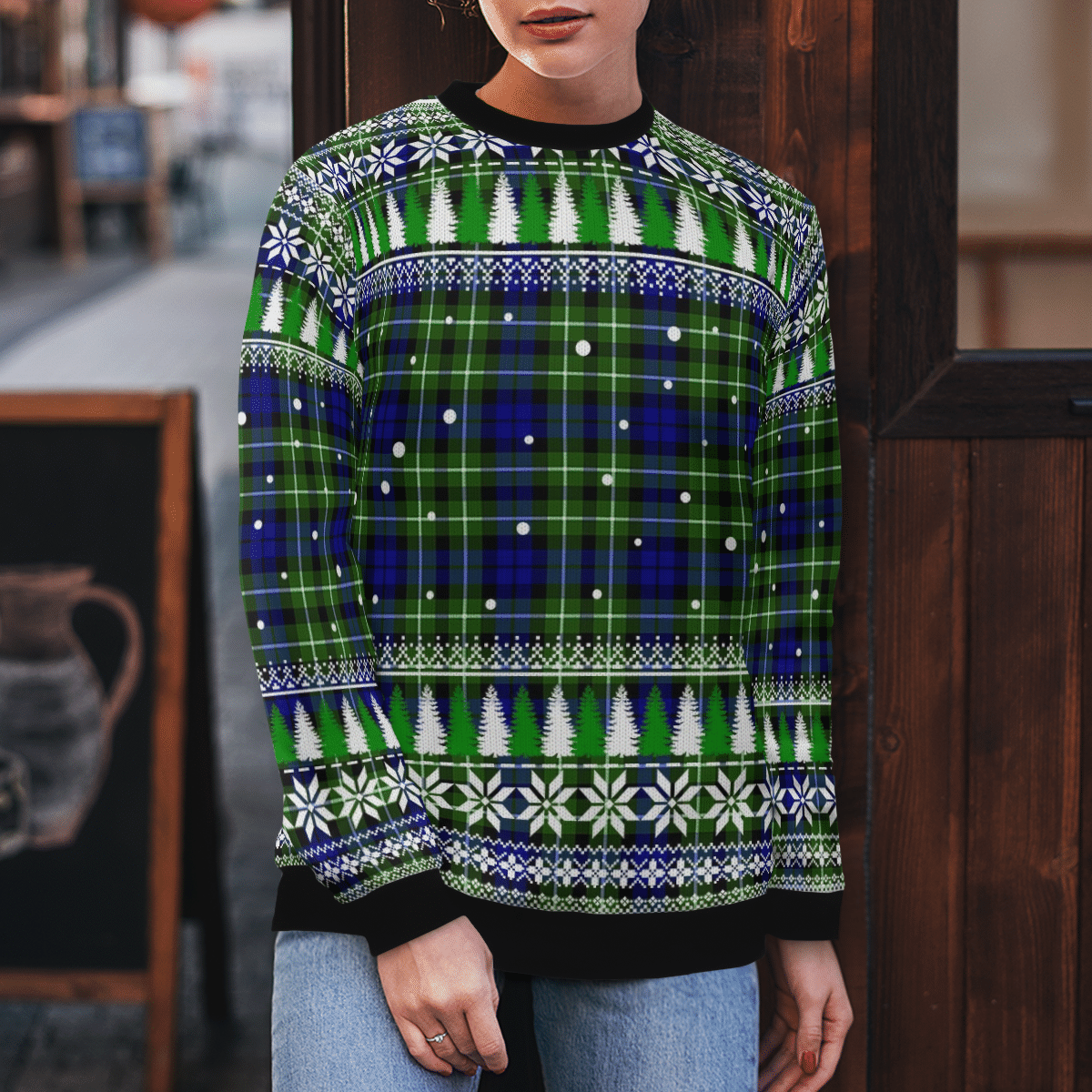 Clan Allardice Tartan Christmas Ugly Sweater RT10 Allardice Tartan Tartan Ugly Sweater   