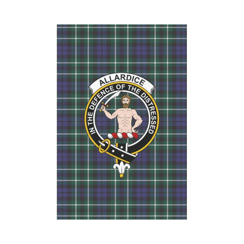 Clan Allardice Tartan Crest Garden Flag FN15 Clan Allardice Tartan Today   