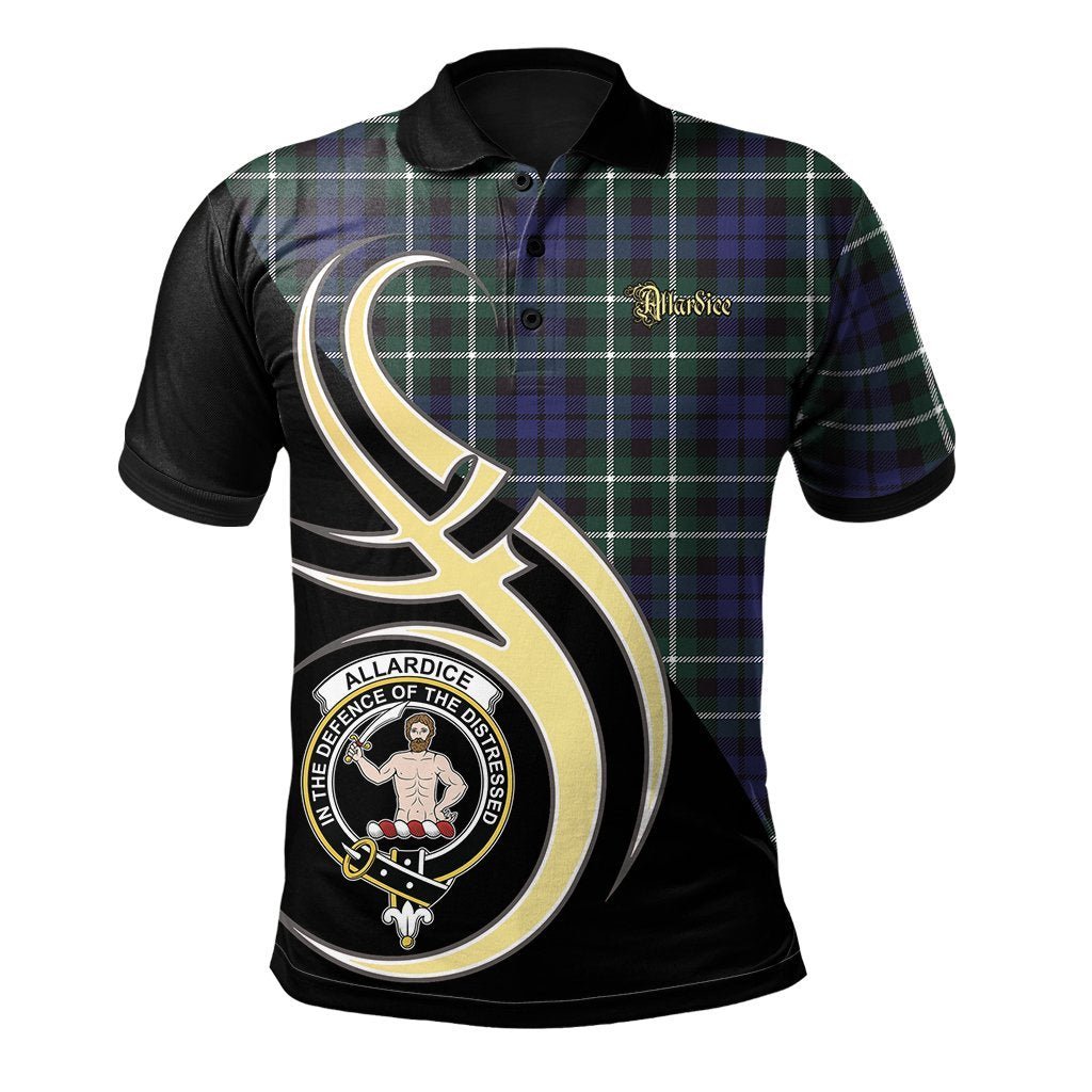 Clan Allardice Tartan Polo Shirt - Believe In Me Style KK59 Allardice Tartan Tartan Polo   