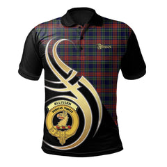 Clan Allison (1882) Tartan Polo Shirt - Believe In Me Style UP34 Allison (1882) Tartan Tartan Polo   