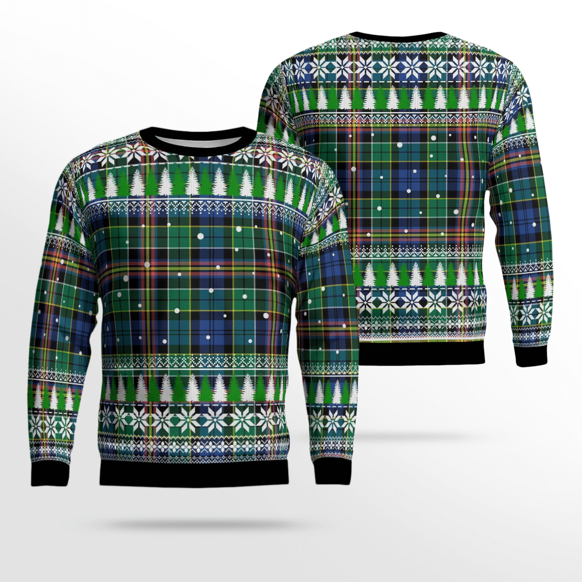 Clan Allison Tartan Christmas Ugly Sweater AE59 Allison Tartan Tartan Ugly Sweater   