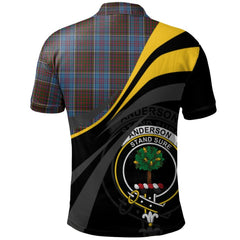 Clan Anderson STS Tartan Polo Shirt - Royal Coat Of Arms Style CP23 Anderson STS Tartan Tartan Polo   