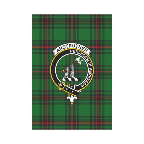 Clan Anstruther Tartan Crest Garden Flag YB37 Clan Anstruther Tartan Today   