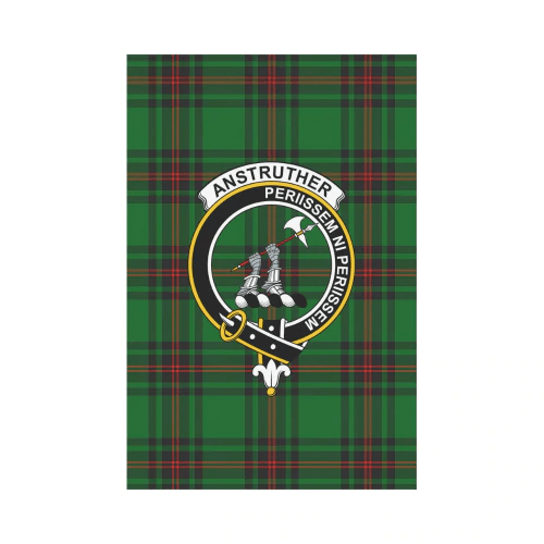 Clan Anstruther Tartan Crest Garden Flag YB37 Clan Anstruther Tartan Today   