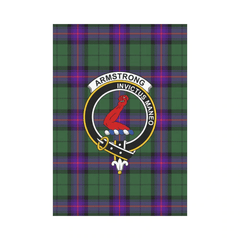 Clan Armstrong Modern Tartan Crest Garden Flag KV23 Clan Armstrong Tartan Today   