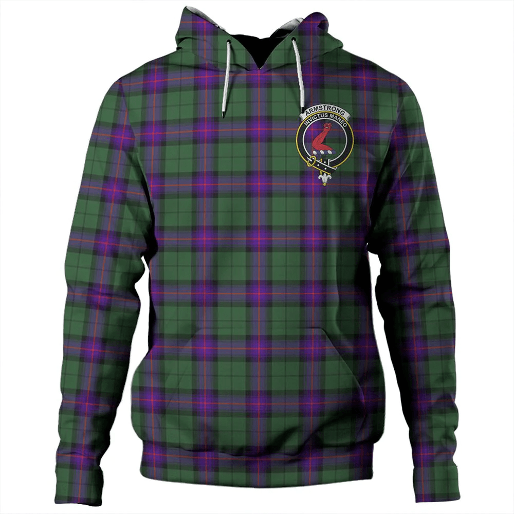 Clan Armstrong Modern Tartan Hoodie Crest 4Z0GVRGL-1 Armstrong Modern Tartan Hoodies   