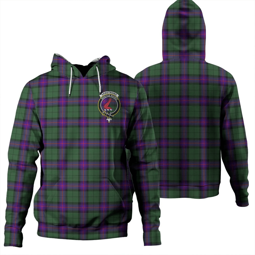 Clan Armstrong Modern Tartan Hoodie Crest 4Z0GVRGL-1 Armstrong Modern Tartan Hoodies   