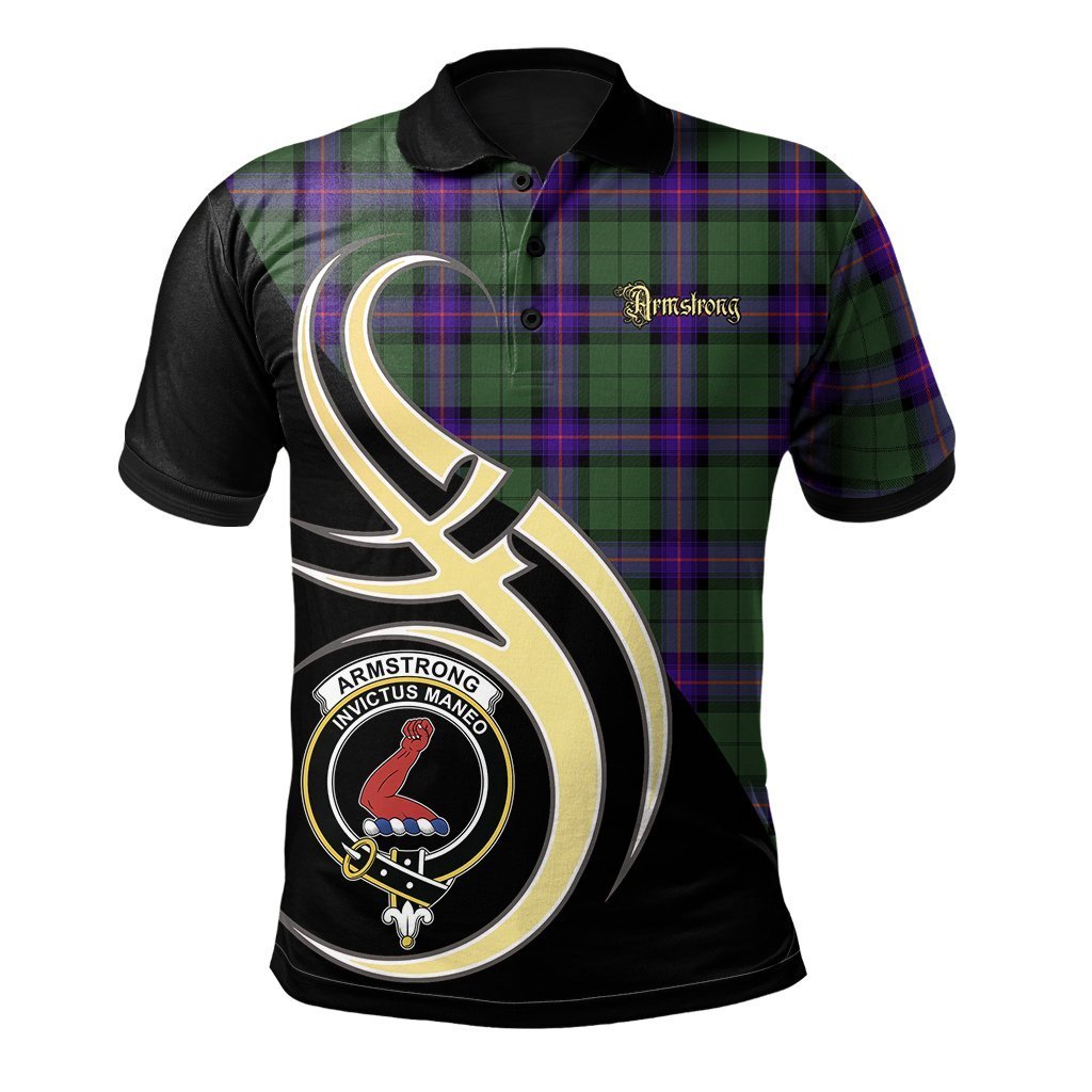 Clan Armstrong Modern Tartan Polo Shirt - Believe In Me Style JD71 Armstrong Modern Tartan Tartan Polo   