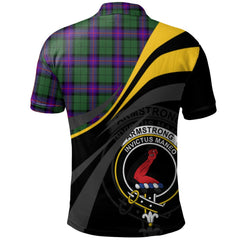 Clan Armstrong Modern Tartan Polo Shirt - Royal Coat Of Arms Style BM83 Armstrong Modern Tartan Tartan Polo   