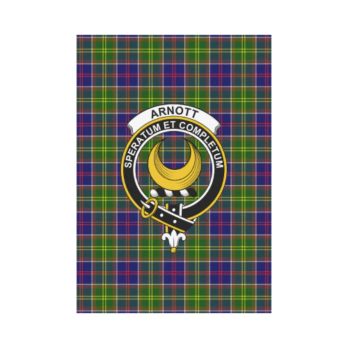 Clan Arnott Tartan Crest Garden Flag HU79 Clan Arnott Tartan Today   