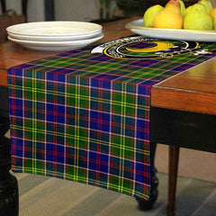 Clan Arnott Tartan Crest Table Runner Cotton XS31 Arnott Tartan Tartan Table Runner   