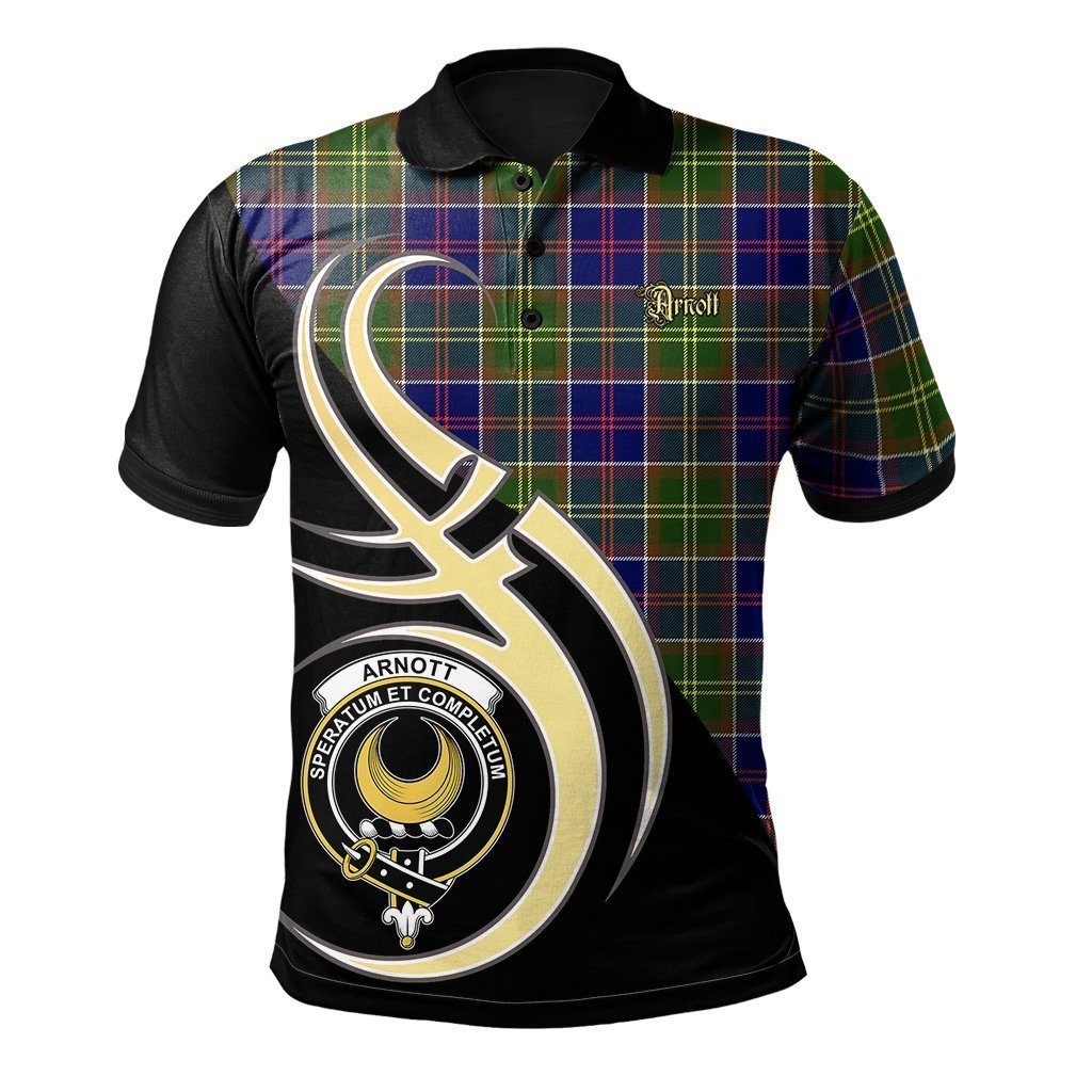 Clan Arnott Tartan Polo Shirt - Believe In Me Style SZ60 Arnott Tartan Tartan Polo   