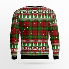 Clan Auchinleck Crest Tartan Christmas Ugly Sweater CN60 Auchinleck Crest Tartan Tartan Ugly Sweater   