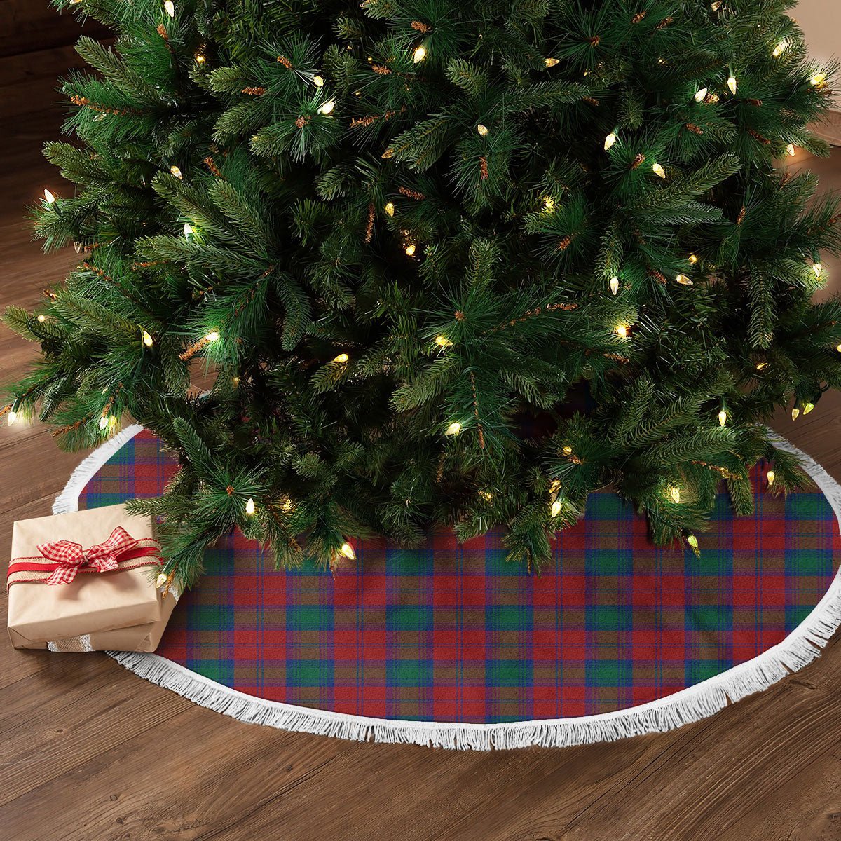 Clan Auchinleck Tartan Christmas Tree Skirt YR76 Auchinleck Tartan Tartan Christmas   