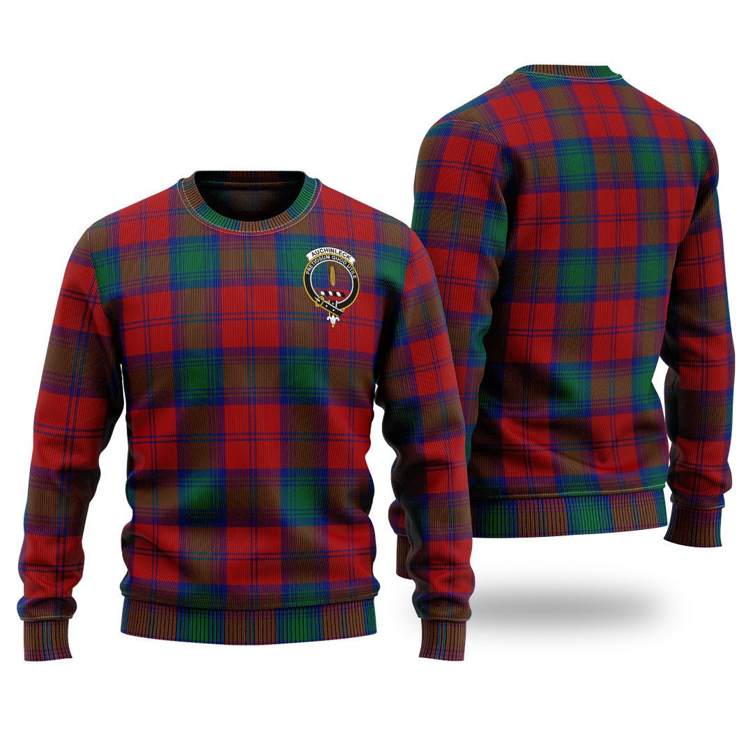 Clan Auchinleck Tartan Christmas Ugly Sweater YI64 Auchinleck Tartan Tartan Sweater   