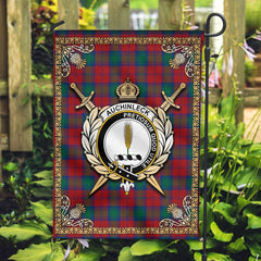 Clan Auchinleck Tartan Crest Garden Flag  - Celtic Thistle  JS19 Clan Auchinleck Tartan Today   