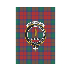 Clan Auchinleck Tartan Crest Garden Flag WQ18 Clan Auchinleck Tartan Today   