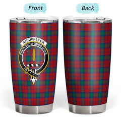 Clan Auchinleck Tartan Crest Tumbler JK11 Clan Auchinleck Tartan Today   