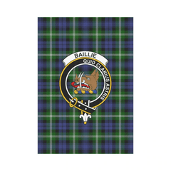 Clan Baillie Modern Tartan Crest Garden Flag AH86 Clan Baillie Tartan Today   